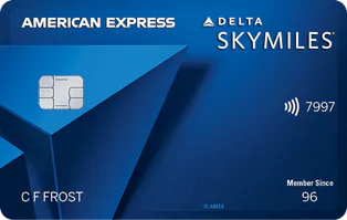 AMEX delta blue credit card