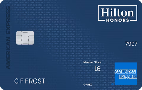 AMEX hilton surpass credit card